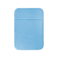 Miroir de maquillage LED portable, pliable et rechargeable, avec étui en cuir de bureau et cadre en plastique