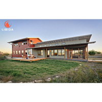 Maisons de Villa en acier de luxe préfabriquées, Design moderne, maison pour le canada, offre spéciale
