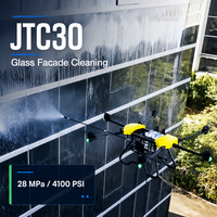 Dron de Limpieza Profesional con Sistema de Alimentación Coaxial, Máquina de Pulverización de Alta Presión, Dispositivo de Mantenimiento de Edificios para Ventanas