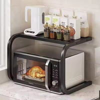 Micro four support cuisine comptoir mécanisme de rangement four à micro-ondes gril étagère murale micro-ondes support de rangement pour four