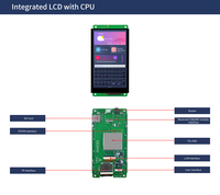 Modul Layar Sentuh LCD TFT DWIN 5 Inci Resolusi 850*480, 16.7 Juta Warna, IPS-TFT-LCD Sudut Pandang Lebar