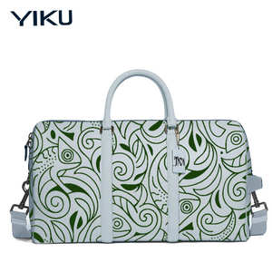 YIKU personnalisé en gros grand sac polochon tendance en cuir PU avec grande capacité sac de voyage pour unisexe - Product Image 4