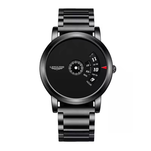 LANGLISHI 606 Günstige Herren-Quarzuhr aus China, Neuankunft, Edelstahlarmband, wasserdicht, mit Datum, einzigartige, schlichte, lässige Uhr - Product Image 6