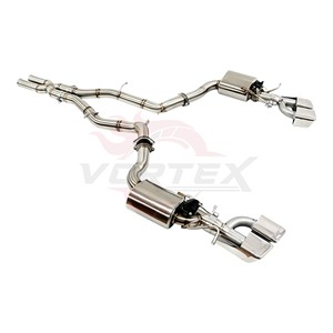 Échappement Valvetronic en acier inoxydable Vortex SS304 compatible avec Mercedes Benz AMG E63 W212 Performance Catback - Product Image 3