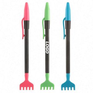 Masajeador de espalda y cuero cabelludo telescópico portátil de plástico duradero personalizado, diseño extensible para hombres y mujeres, herramienta de masaje para alivio. - Product Image 2