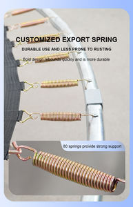 <span class=keywords><strong>Trampoline</strong></span> grande taille en gros en stock d'usine avec filet de protection pour enfants en intérieur et en extérieur jouant et pratiquant le <span class=keywords><strong>trampoline</strong></span> - Product Image 4