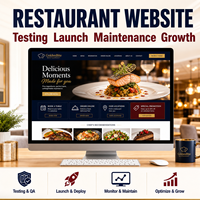 Diseño y Desarrollo de Sitios Web Personalizados para Restaurantes con Menú Digital, Reserva de Mesas y Localizador de Tiendas