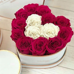 Mom I Love You <b>Heart</b> Bouquet Luxury Custom <b>Heart</b> <b>Shape</b> Flower <b>Box</b> - Product Image 4