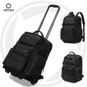 OZUKO 9820 Rolling <strong>Laptop</strong> Computer <strong>Case</strong> Wheeled Trolley Bag 13 INCH <strong>Laptop</strong> Carry <strong>on</strong> Locking Handles Skate <strong>Wheels</strong> - Product Image 3
