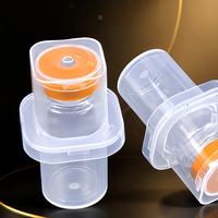 Boîte de rangement pour flacons de peptides en plastique PP, pour flacons individuels de 3 ml et emballage de flacons en verre de 10 ml
