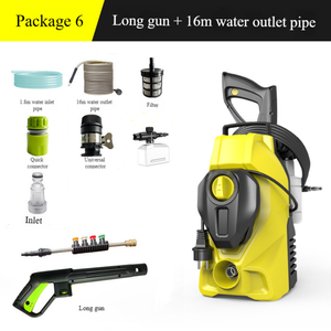 Limpiador de Autos de 1400W 220V 110V, Lavadora de Alta Presión Vertical - Lavadora de Autos Portátil Automática de Alta Potencia para el Hogar - Product Image 6