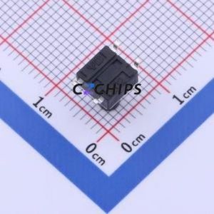 TS-1095PS-A11B3-C3D2 Tactile Switch SMD-4P,6x6mm Switch Single Pole Single Throw Round Button 2.5N Vertical Mount - Product Image 2