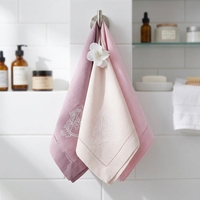 Serviettes de table en lin lavé personnalisées avec monogramme brodé LY, mélange lin-coton, serviettes de mariage