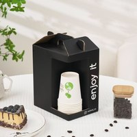 Boîte en carton ondulé rectangulaire pliable à usage unique, personnalisable, 3 plis, 12L, portable pour vin, pour le commerce électronique transfrontalier
