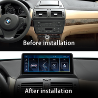 LELV Wireless Carplay Android Auto Display pour BMW X3 E83 2005-2008 Unité de tête tactile pour lecteur multimédia Mirrorlink pour voitures