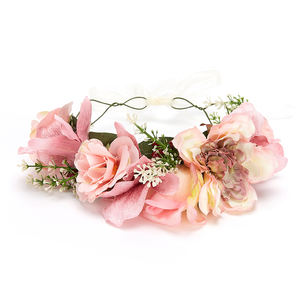 Hera fabbrica <span class=keywords><strong>di</strong></span> Cerimonia Nuziale artificiale <span class=keywords><strong>Di</strong></span> Seta Da Sposa In Tessuto Floreale dei <span class=keywords><strong>capelli</strong></span> corona <span class=keywords><strong>di</strong></span> <span class=keywords><strong>fiori</strong></span> della fascia Corona - Product Image 5