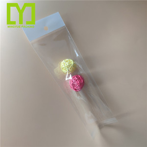 Túi quà tặng nhựa <span class=keywords><strong>OPP</strong></span>/BOPP trong suốt, tùy chỉnh in logo, có lỗ treo, dùng để đóng gói nối tóc - Product Image 3