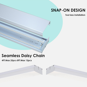 Yüksek parlaklık alüminyum okul ofis askıya Batten lamba 12w 18w 25w 4ft Triproof Led çift çıta ışığı