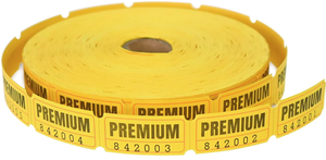 Billets de tombola perforés numérotés de 1x2 pouces pour événements et sorties de billets - Product Image 3