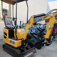 Mini Excavator 3.5 Ton EPA EURO 5 Mesin Kubota Micro Digger Untuk Pertanian dan Rumah Tangga  2 Ton 1 Ton Mesin Excavator Mini Crawler Kecil