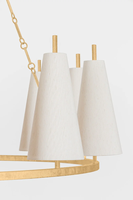 Luminaire suspendu design moderne personnalisé pour îlot de cuisine, salon, lustre en soie avec abat-jour en tissu