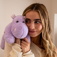 Peluche chauffante pour micro-ondes Taro l'hippopotame