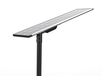 Lampadaire solaire intégré à haut rendement 150W/120W/100W/80W/60W/50W LED en aluminium IP66 pour routes