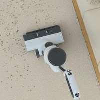 Aspirateur Balai Humide et Sec Autonettoyant pour Usage Domestique, Nettoyage en Une Étape, Aspiration Puissante 17 kPa, Nettoyage des Bords Double Face, Filtre HEPA