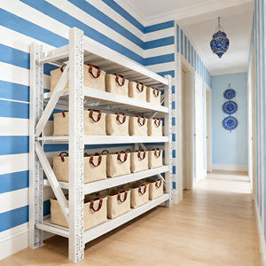 Scaffalature in Acciaio Durevole, Scaffali per Magazzino, Scaffalature Impilabili per Stoccaggio Industriale e Garage - Product Image 1