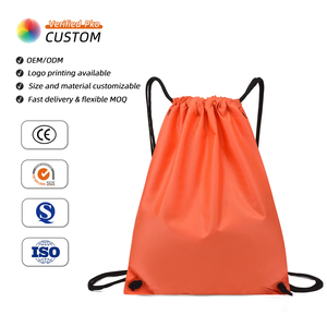 Custom Oxford Polyester Large Capacity Drawstring Bag Waterproof Large Drawstrings Nylon Drawstring Cinch Backpacks for Gym