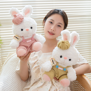 Super morbido orsacchiotto peluche animale bambola con coniglio staccabile regalo di compleanno per bambini <span class=keywords><strong>e</strong></span> ragazze riempite con cotone PP - Product Image 4