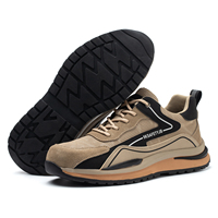 Vente Directe Usine Prix Bas Chaussure de Travail à Lacets Tendance Polyvalente Sportive Coque Acier Anti-choc Anti-perforation
