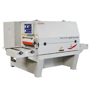 Sawmill Shengong Factory MJF142-1040 Vertical Style Multi Rip Circular Wood Saw Blade Cutting Machine Size L Used Condition