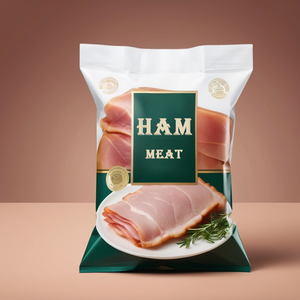 Pochette plate thermoscellée à impression personnalisée pour four à rôtir cuisson sous vide étanche aux fruits <span class=keywords><strong>de</strong></span> mer viande <span class=keywords><strong>jambon</strong></span> sac - Product Image 1