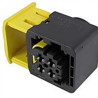Connecteur électrique femelle pour véhicule à énergie nouvelle 1-1418390-1 Amp 4 broches Noir Étanche Connecteurs de faisceau de câblage automobile