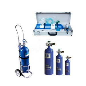 Factory price hospital breathing portable oxygen cylinder for hospital home