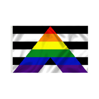 Drapeaux LGBT en gros pour les fabricants, drapeaux de la communauté gay, fierté gay, lesbiennes, transgenres, bisexuels, drapeaux arc-en-ciel, 3x5 pieds, polyester/nylon