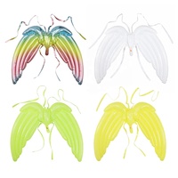 Ailes de papillon suspendues au dos ballon en aluminium pour enfants, Ballons de fête d'anniversaire décor enfants cadeau Ballons à hélium papillon