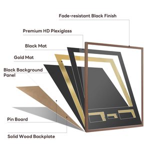 Estuche de exhibición de marco de Jersey Marco de exhibición de Jersey deportivo con protección UV 98% <span class=keywords><strong>para</strong></span> uniforme de fútbol de hockey de béisbol y camiseta - Product Image 3