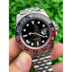 Montres mécaniques de luxe personnalisées en gros pour hommes, bracelet en acier, étanches, automatiques - Product Image 2