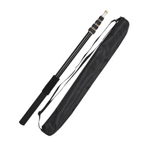 Microfone Boom Pole, 5-Seção monopé telescópico Stand com Shock Mount para <span class=keywords><strong>Rode</strong></span> Mic Gravação de Áudio - Product Image 5