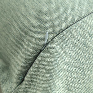 Housse de coussin carrée HomeyMood en imitation lin, 45x45cm, couleur unie, respirante, pour canapé, lit, décoration intérieure - Product Image 5