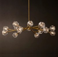 Candelabro de cristal de lujo moderno personalizado para el vestíbulo o el Hotel Proyecto clásico Iluminación Luces colgantes