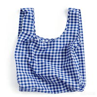 Sac de courses réutilisable personnalisé en gros, sac fourre-tout en polyester ripstop, sac pliable écologique en nylon