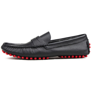 Scarpa Casual morbida scarpa singola da uomo, scarpe eleganti in pelle, pelle per uomo Schuhe vera pelle di mucca gomma strato superiore pelle bovina - Product Image 3