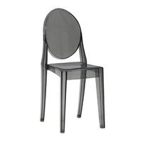 Chaise Chiavari en polycarbonate transparent, chaise fantôme en acrylique pour la maison, le bureau, la salle à manger, le salon