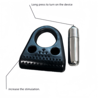 Herren Penisring Vibrator Starke Vibration Ejakulationsverzögerung Vibrations-Penisring Penisring-Vibrator
