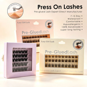 Bande extensible personnalisée pour cils à presser, cils auto-adhésifs <span class=keywords><strong>Manga</strong></span>, taille personnalisée, marque privée, vente en gros Europe, Royaume-Uni, France, Italie - Product Image 1