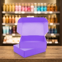 Boîtes rigides en carton ondulé personnalisées pour l'emballage de vernis à ongles, d'huiles et de cosmétiques avec papier kraft biodégradable, pelliculage brillant/mat