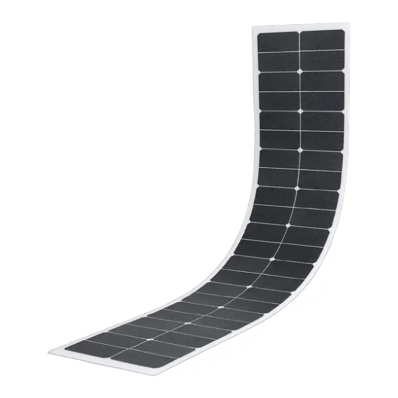 Meilleure façon de mettre en place des panneaux solaires en gros Sunpower panneau solaire flexible 75w 100w 200w monocristallin panneau solaire flexible